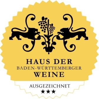 Ein Wappen der Schwarzwälder Weine mit Text der Genossenschaft